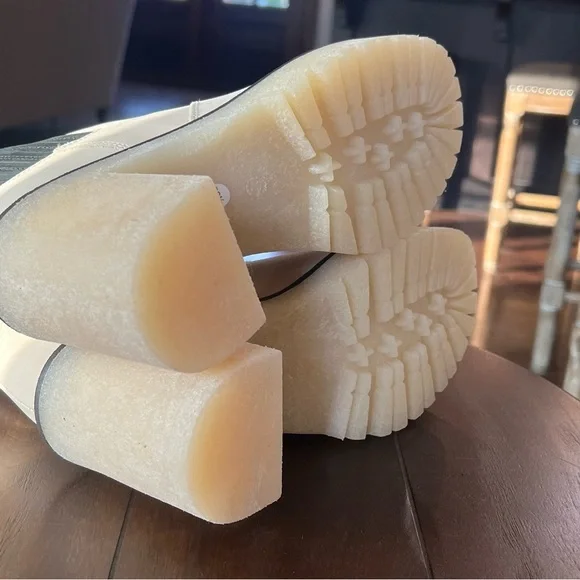 Size 9.5 LAST ONE NIB $188 Free People James Chelsea White Boots 39.5 - Picture 12 of 17